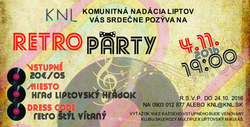 Retropárty na Liptove